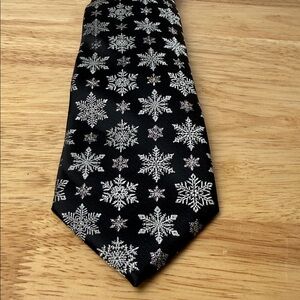 New | snowflake holiday traditions tie | inspired by Hallmark seasonal designers